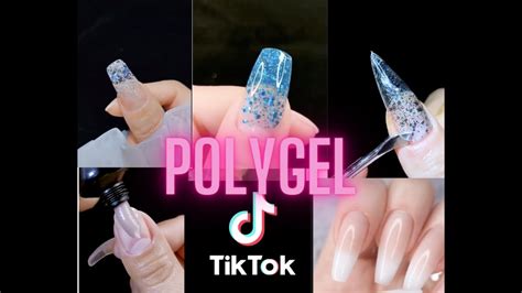 POLY GEL TUTORIAL Tiktok Nails Compilation LONG NAILS AT HOME YouTube