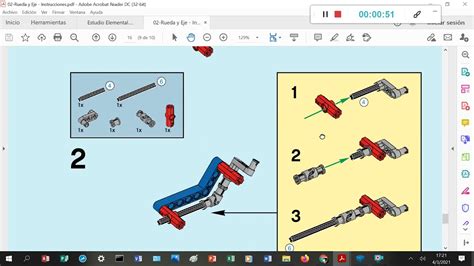 Gu A Rueda Y Eje B Lego Digital Designer Ldd Youtube