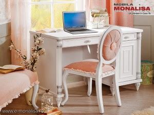 birou copii tineret alb rustic white fetebaieti pret fabrica
