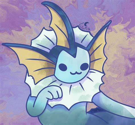 Friend asked me to make a Vaporeon pfp :D (OC) : r/Vaporeon