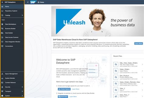 Get To Know The Sap Datasphere Interface Tutorials For Sap Developers