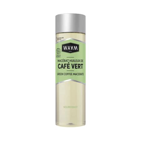 Macérat huileux de Café Vert BIO Bienfaits Avis WAAM Cosmetics