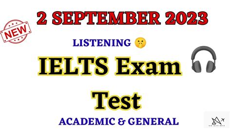 September Ielts Exam Listening Test With Answers Out September