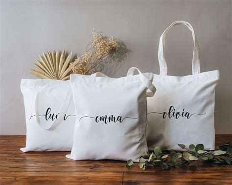 Bridesmaid Tote Bags Personalized Bridesmaid Ts Maid Of Honor Tote Custom Bridesmaid Bags