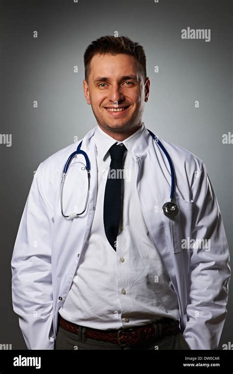 Medical Doctor With Stethoscope Portrait Stock Photo Alamy