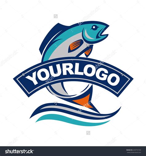 Fish Vector Design Logo Template Seafood Stock Vector Royalty Free