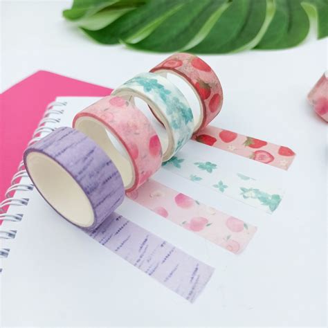 Fita Adesiva Colorida Decorada Washi Tape Cheiro 15 Mm X 3 M BRW