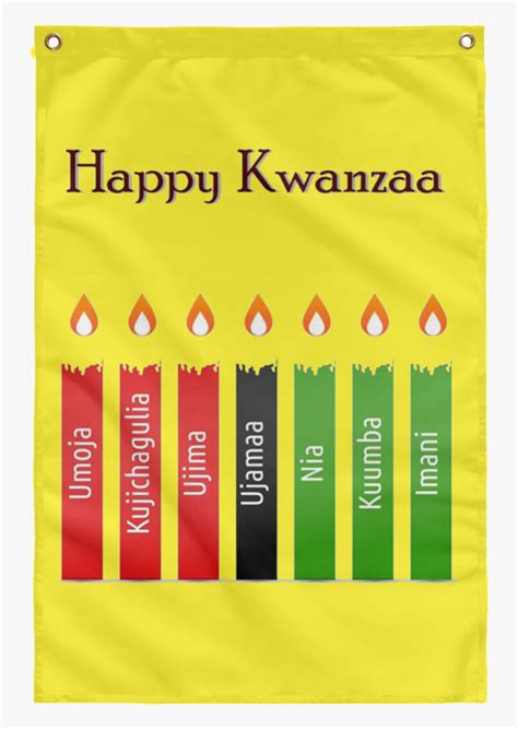 Kwanzaa Principles With Colors, HD Png Download - kindpng