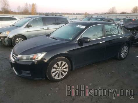 Report 1HGCR2F87EA264010 HONDA ACCORD 2014 BLACK GAS - price and damage ...