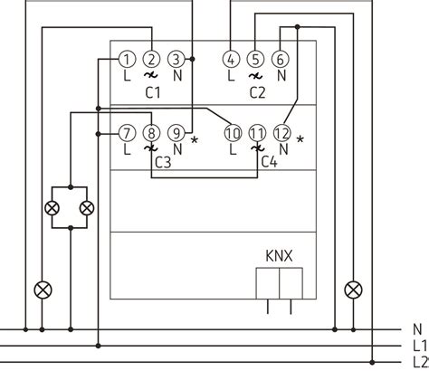 DM 4 2 T KNX Actionneurs KNX Gestion technique du bâtiment Theben