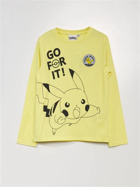 T Shirt Pikachu Pokemon GIALLO Kiabi 9 00