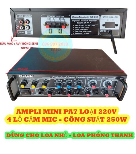 Ampli Mini Li N Karaoke Oriole Pa W Lo I Ch Y I N V Lazada Vn