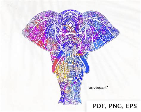 elephant mandala png elephant clip art elephant mandala watercolor