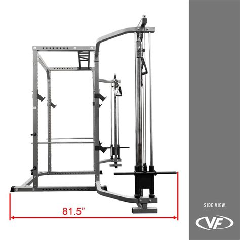 BD-41BCC, Power Rack w/ Cable Crossover Attachment in 2022 | Power rack, Plate storage, Pull up bar