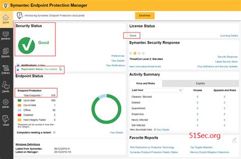 Symantec SEPM Configuration And Client Deployment Notes 51 Security