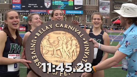 Penn Relays Day 1 Distance Night Youtube