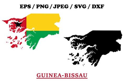 Guinea Bissau National Flag Map Design Graphic By Terrabismail · Creative Fabrica