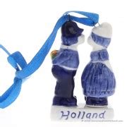 Kussend Paar 4cm Holland Delfts Blauw Paartje Souvenirs From