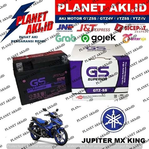 Jual Aki Motor Yamaha Jupiter Mx King Gtz S Gs Y Accu Kering Mf