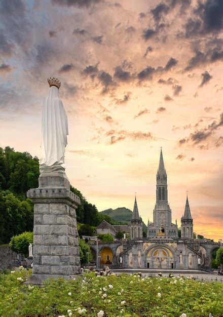 Premium Photo Landscape Of The Sanctuary Of Our Lady In Lourdes At