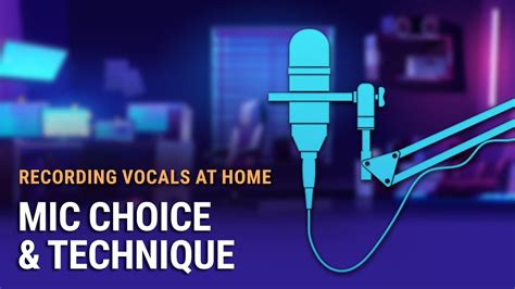 Recording Vocals At Home 1 Mic Choice Technique Waves Audio