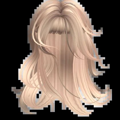 Windy Layered Anime Girl Hair Blonde Roblox Item Rolimon S