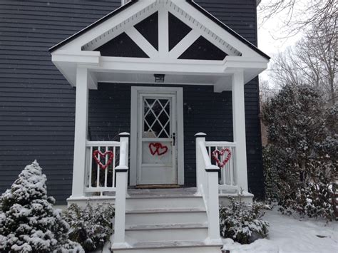 Snowy Porch Snowy Porch Fireplace House Styles Home Decor Balcony