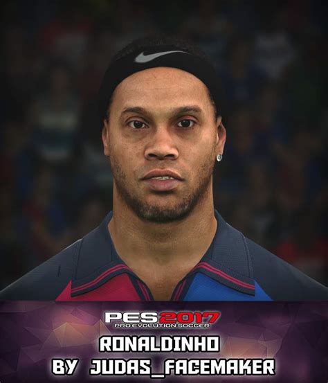 Ronaldinho Face For Pes By Judas Facemaker