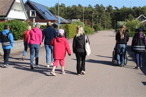 Stadsvandring och grillning på Hjortsberg FUB FALKENBERG