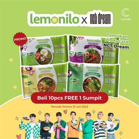 Jual Lemonilo Mie Instan Nct Dream Special Edition Mie Sehat Alami