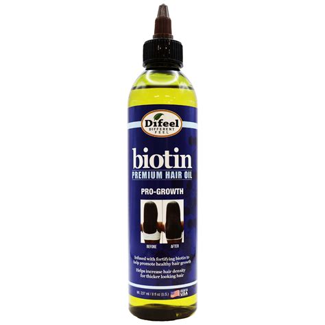 Difeel Premium Hair Oil Biotin Pro Growth 8 Oz Pack Of 2