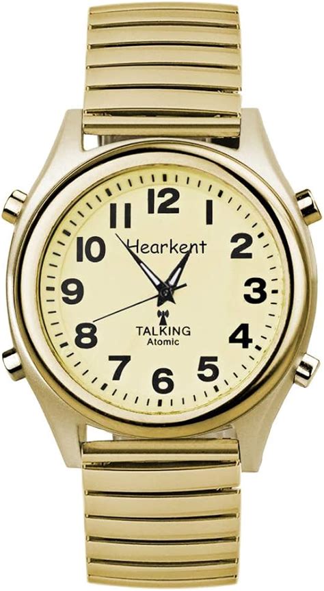 Hearkent Radio Controlled Talking Watch With Stainless Steel Expanding