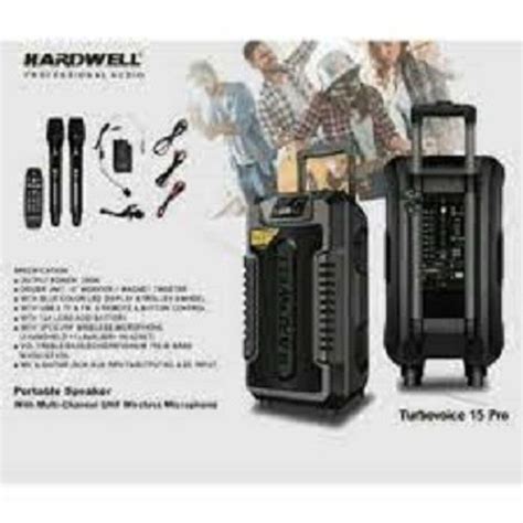 Speaker Aktif Portable Inch Hardwell Turbovoice Pro