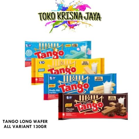 Jual Tango Wafer Long Last Rasa Coklat Vanila Bubble Gum