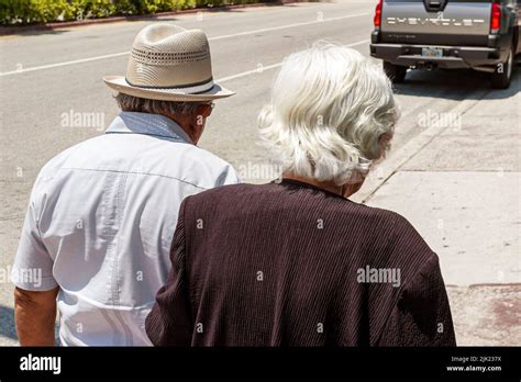 Miami Beach Floridasenior Seniors Old Citizen Citizens Pensioner