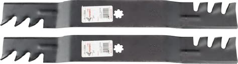 Amazon 2PK Toothed Mulching Mower Blade For 42 John Deere E100