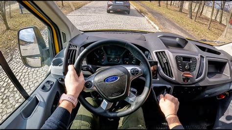 2016 Ford Transit 22 Tdci 105hp 0 100 Pov Test Drive 1104 Joe Black Youtube