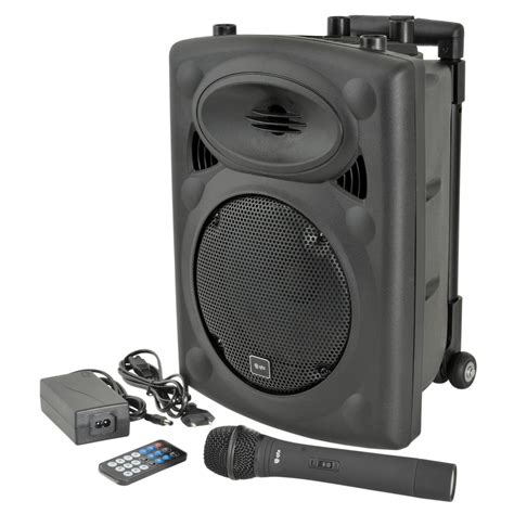 Qtx Qr Portable Pa Lautsprecher Mit Wireless Mikrofon Gear Music