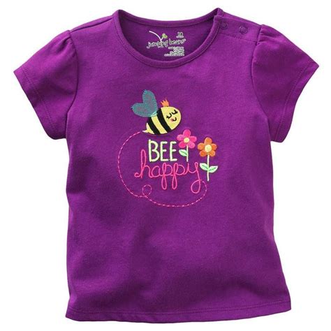 Jumping Beans Cotton Kids Baby Infants Girl Short Sleeve T Shirt Bee