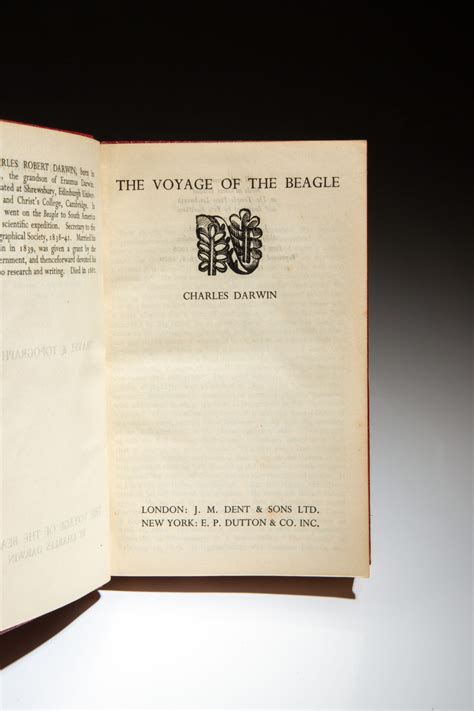 The Voyage of the Beagle - The First Edition Rare Books