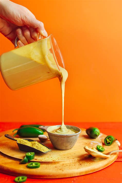 Roasted Jalapeño Vegan Queso Minimalist Baker Recipes