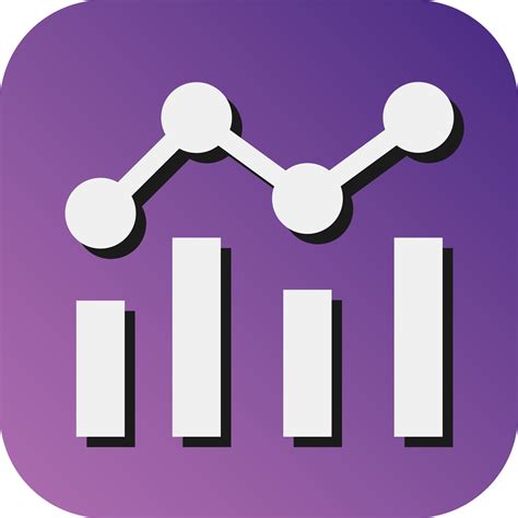 Data Analytics Vector Glyph Gradient Background Icon For Personal And Commercial Use 35206754