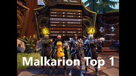 Malkarion Dauntless Trial 1 21 Top 1 YouTube