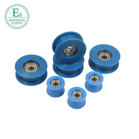 Plastic Pa66 Pulley With Double Bearing Pa66 Pulley And Mc Nylon Pulley