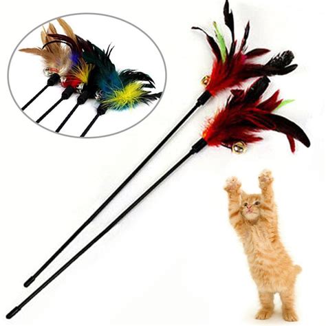 Funny cat stick แมวตลกใหมของ Meow Wangye Feather Laser Double head