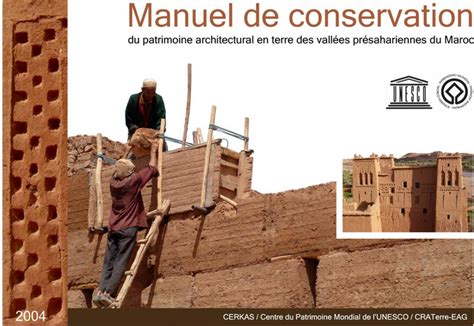 Manuel De Conservation Du Patrimoine Architectural En Terre Des Vall Es