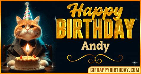 Happy Birthday Andy GIF Images