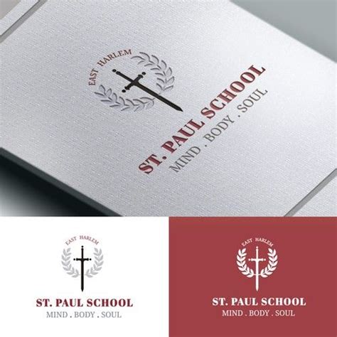 the logo for st paul school