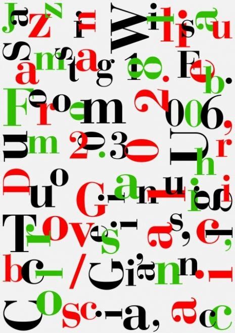 Niklaus Troxler Poster For Jazz Duo Trovesi Coscia Typography