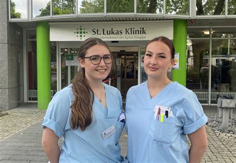 St Lukas Klinik Auszubildende In Der Pflege Leiten Eine Station